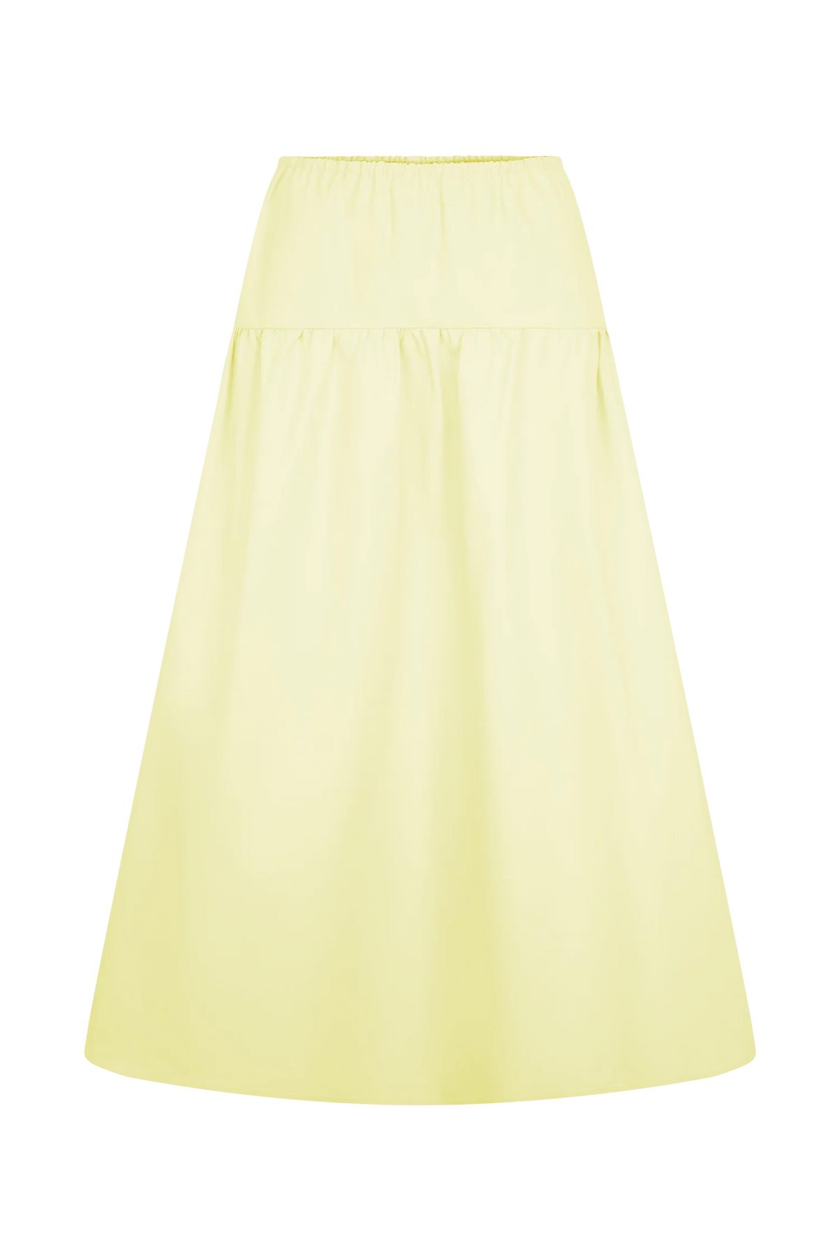 Amirah Midi Skirt - Lemon