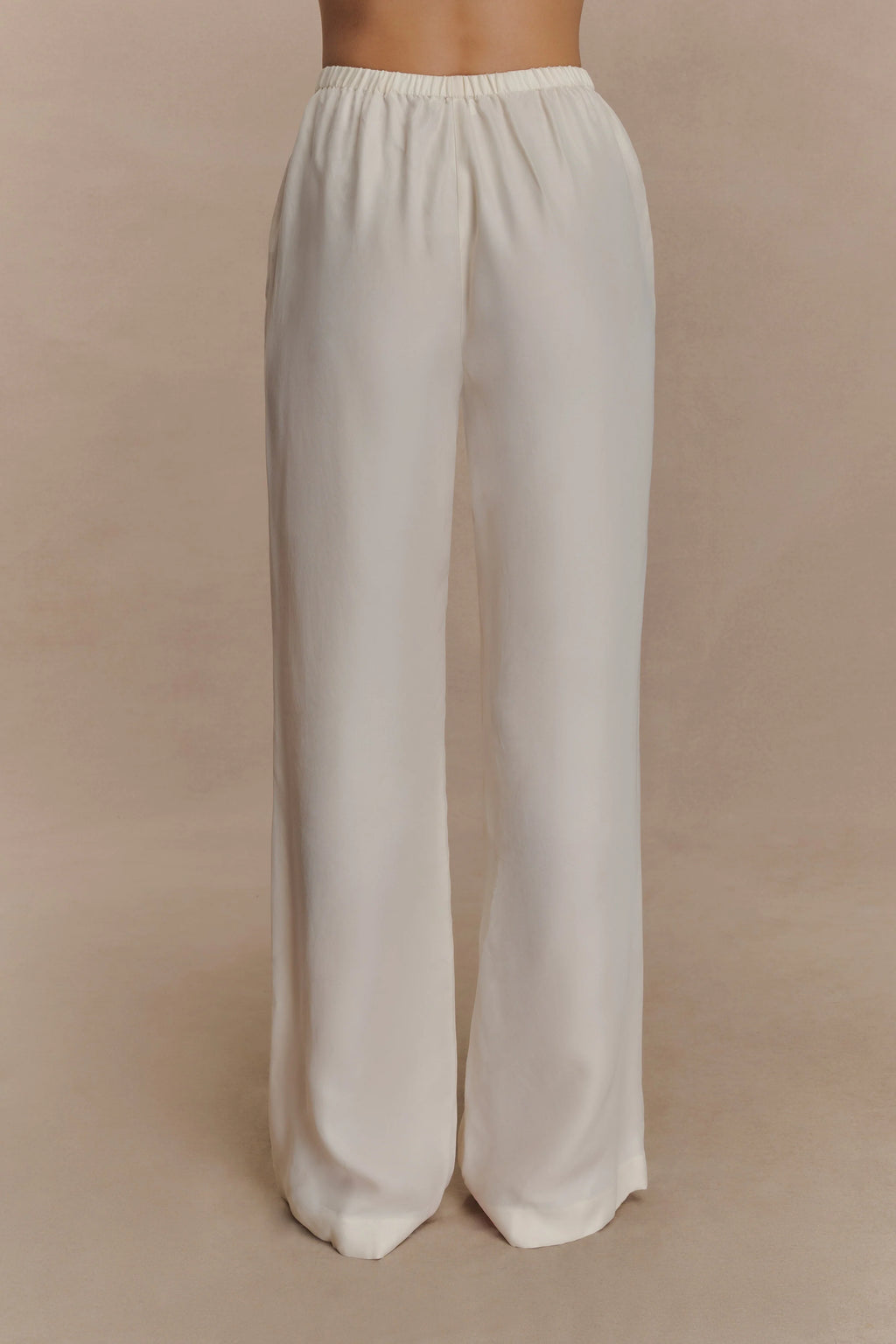 Violeta Straight Leg Pant - Ivory