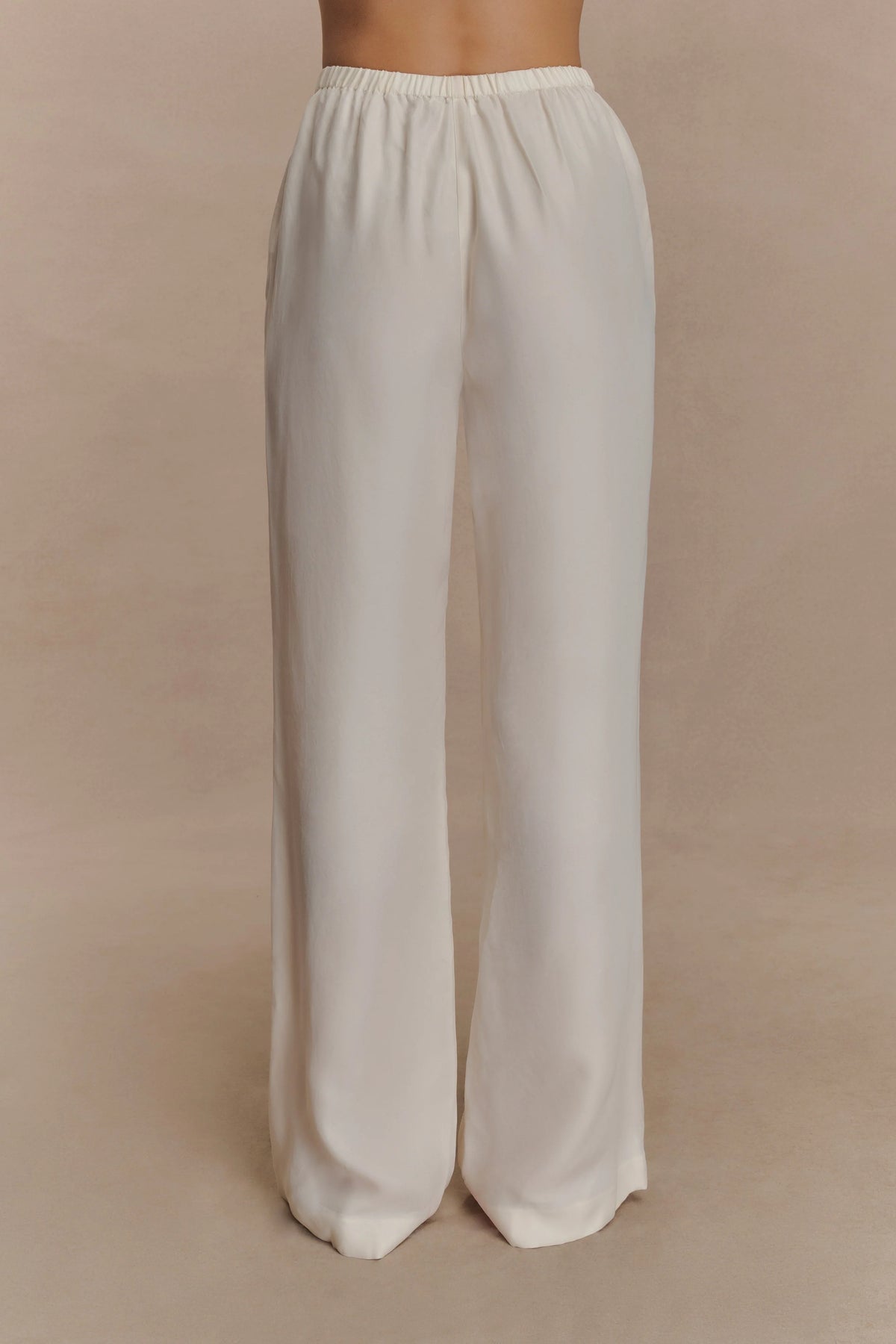 Violeta Straight Leg Pant - Ivory