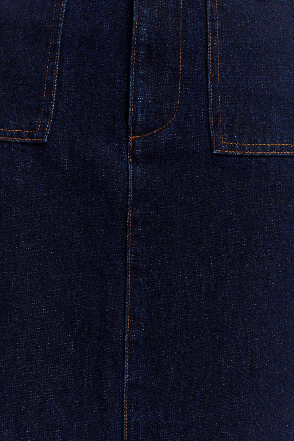 Fallon Denim Midi Skirt - Indigo Blue