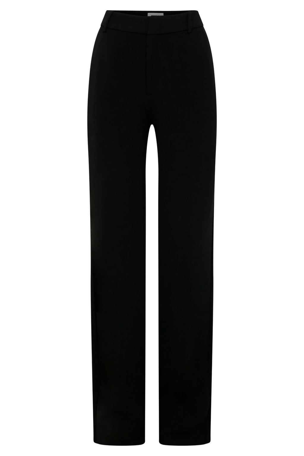 Maude Crepe Straight Leg Pants - Black
