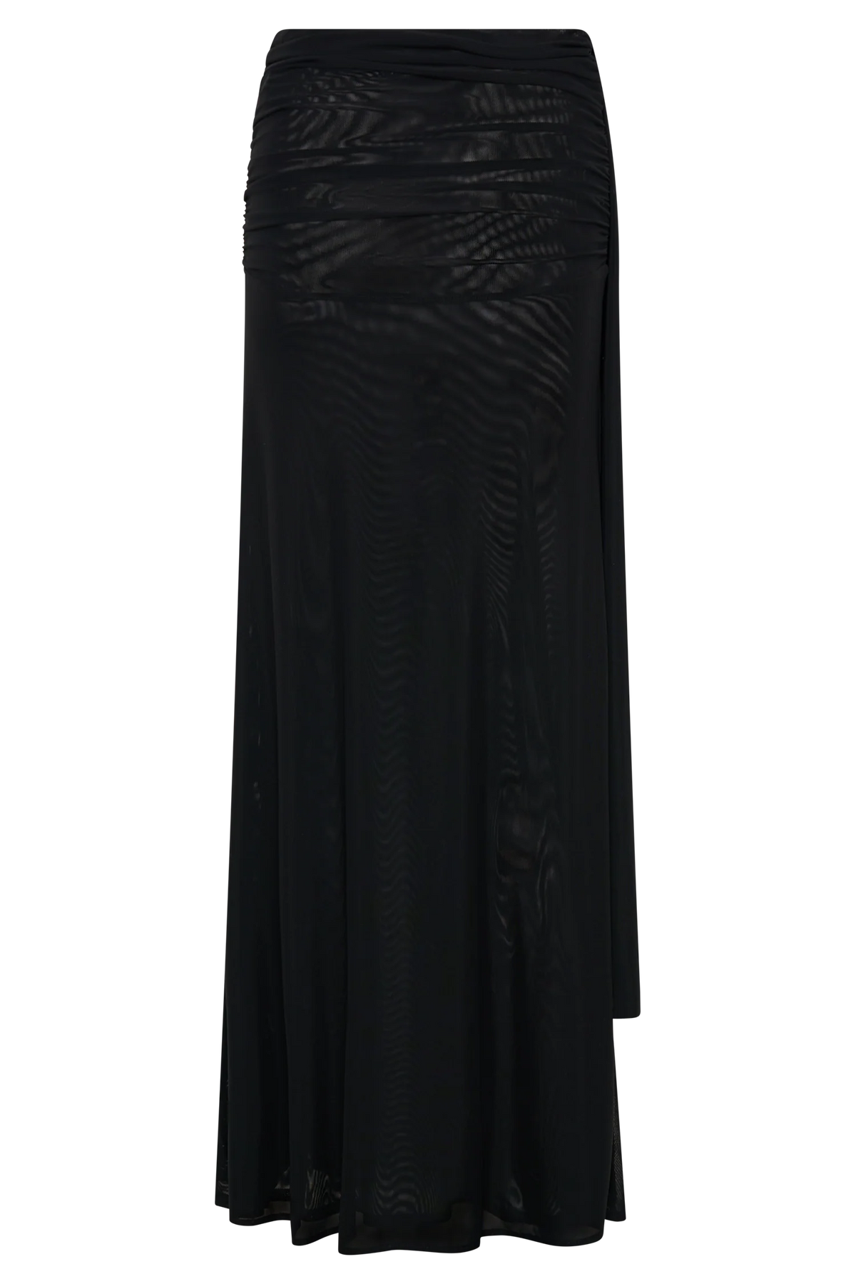 Arna Mesh Maxi Skirt - Black