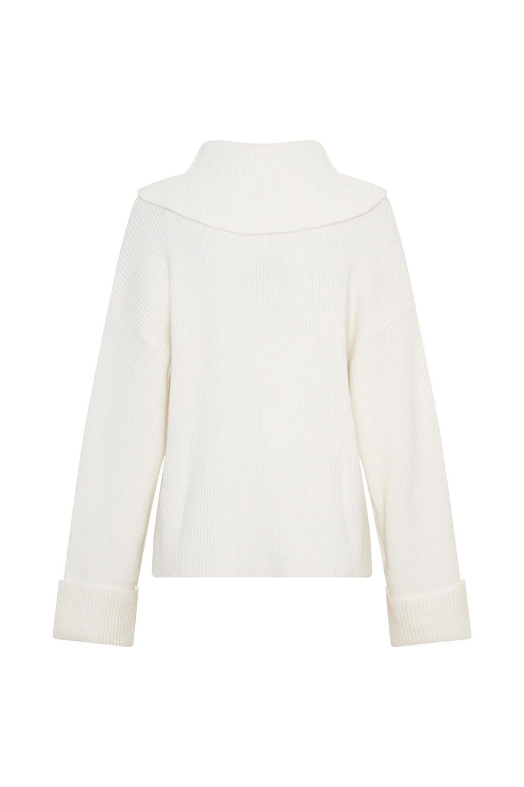 Bianka V Neck Knit Jumper - Off White