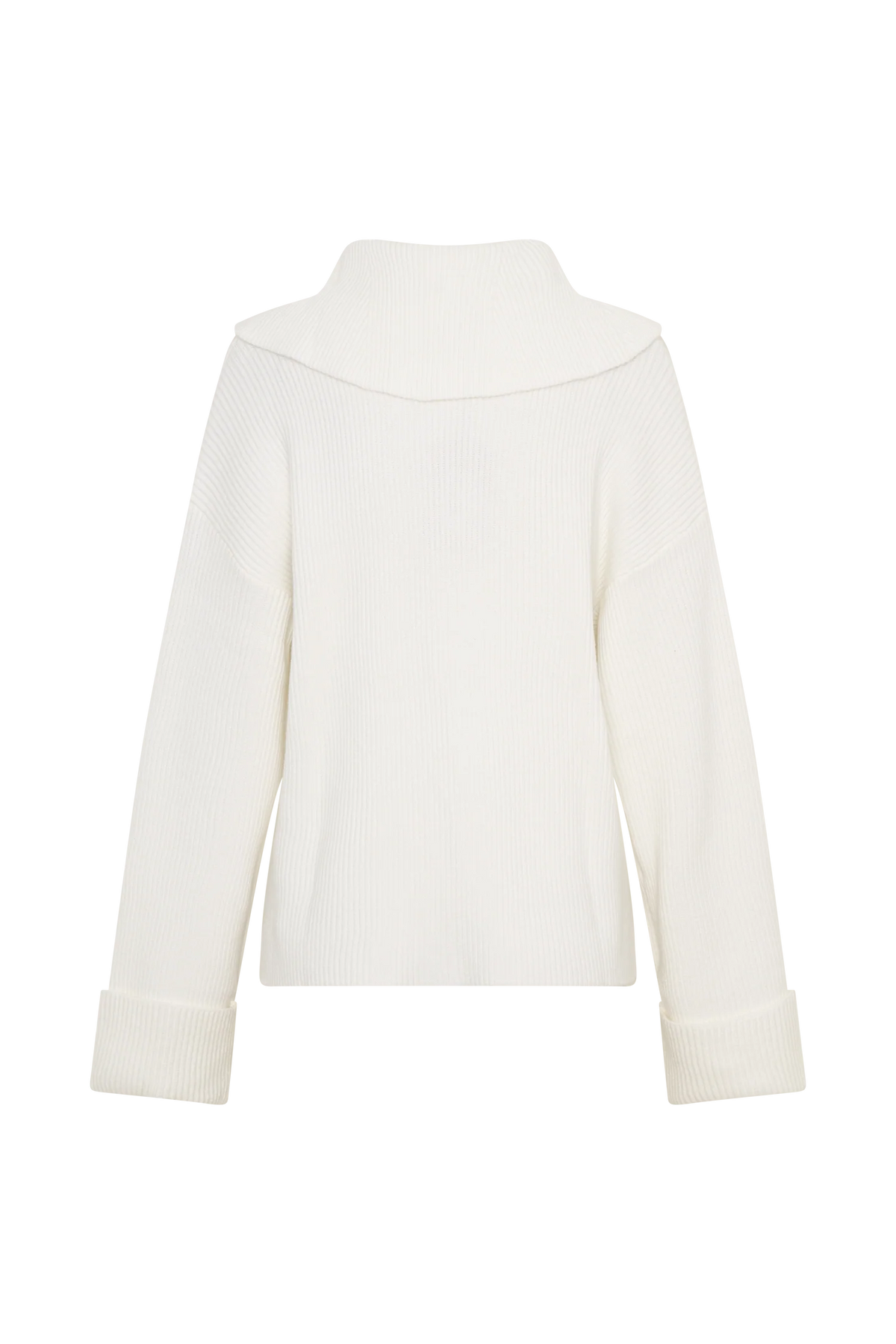 Bianka V Neck Knit Jumper - Off White