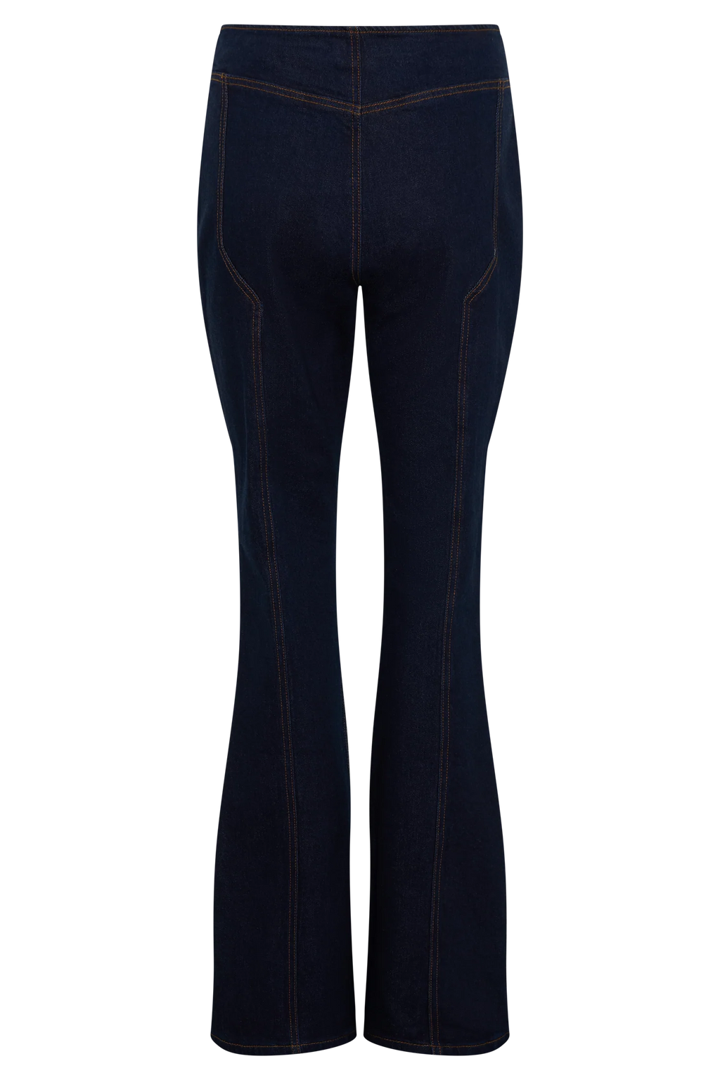 Clio Paneled Flare Jeans - Indigo Blue