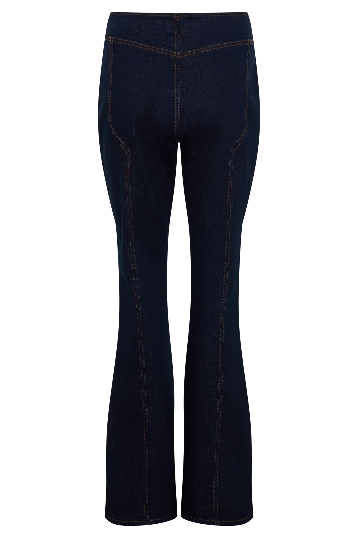 Clio Paneled Flare Jeans - Indigo Blue