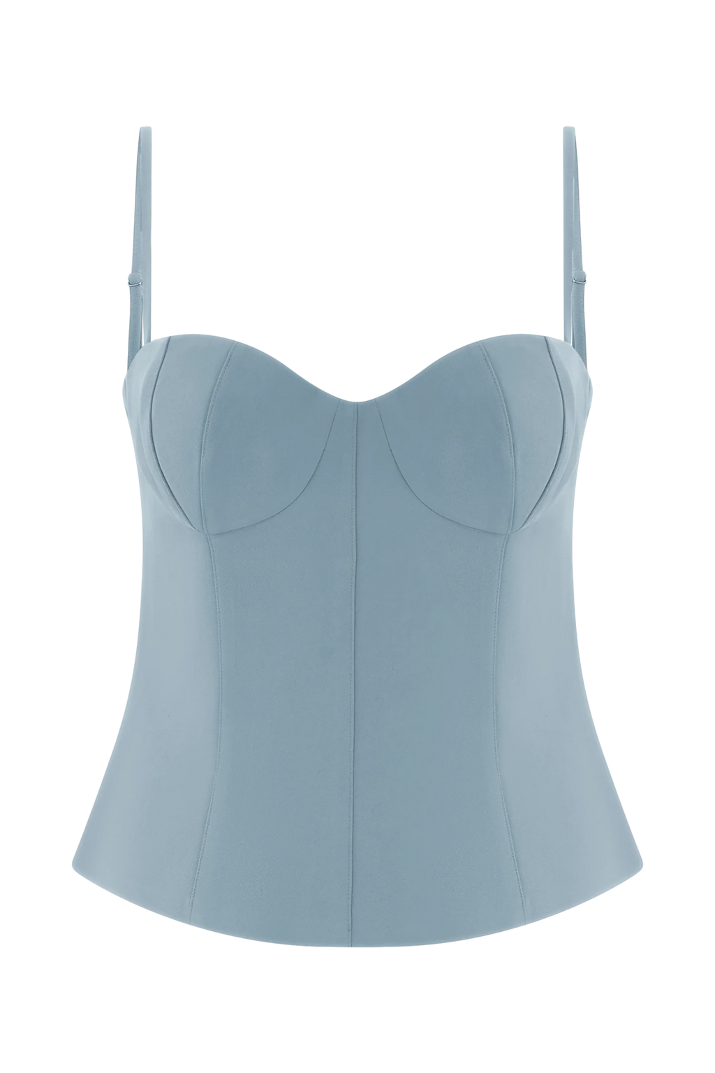 Jaime Spaghetti Strap Suiting Top - Ocean Blue
