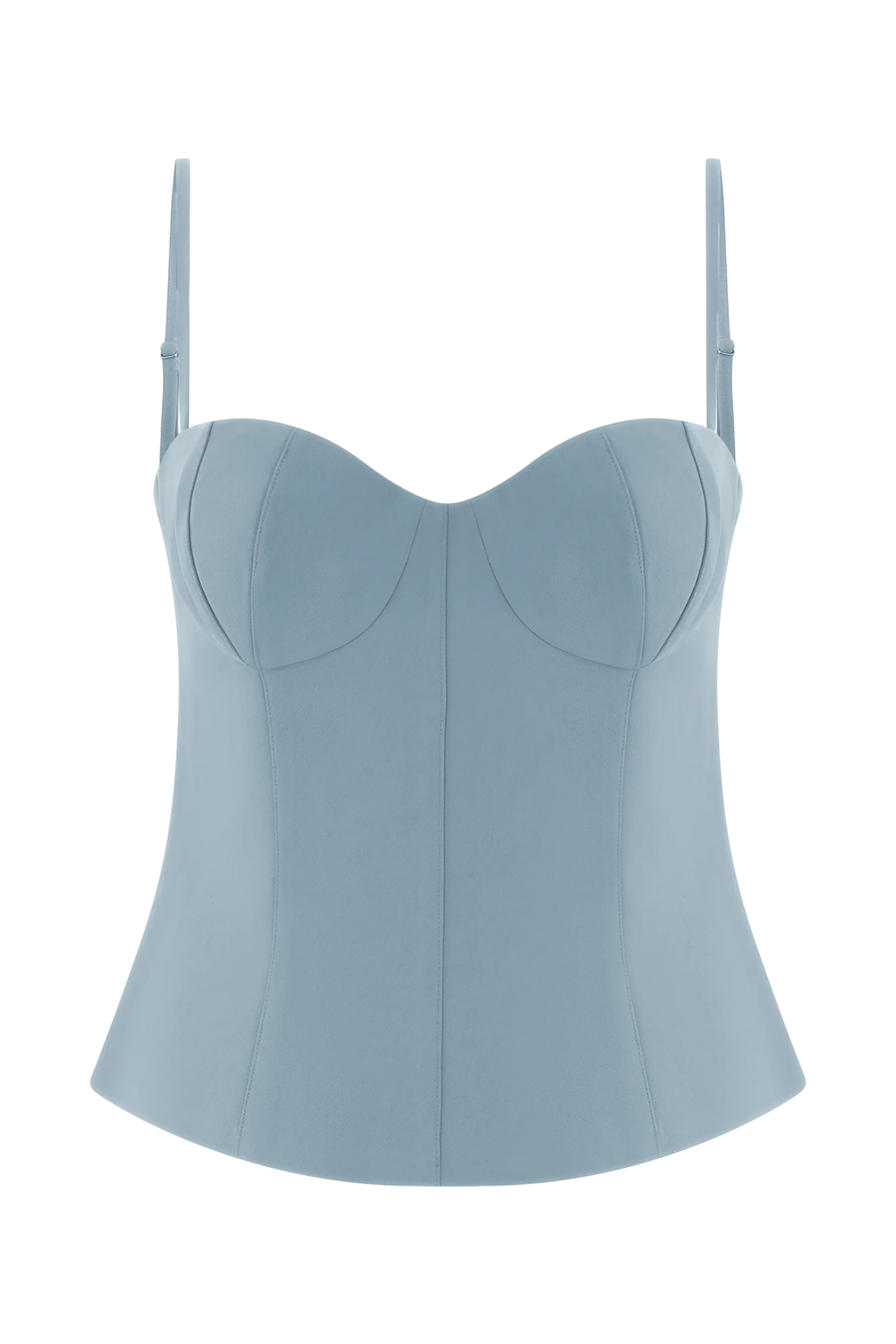 Jaime Spaghetti Strap Suiting Top - Ocean Blue