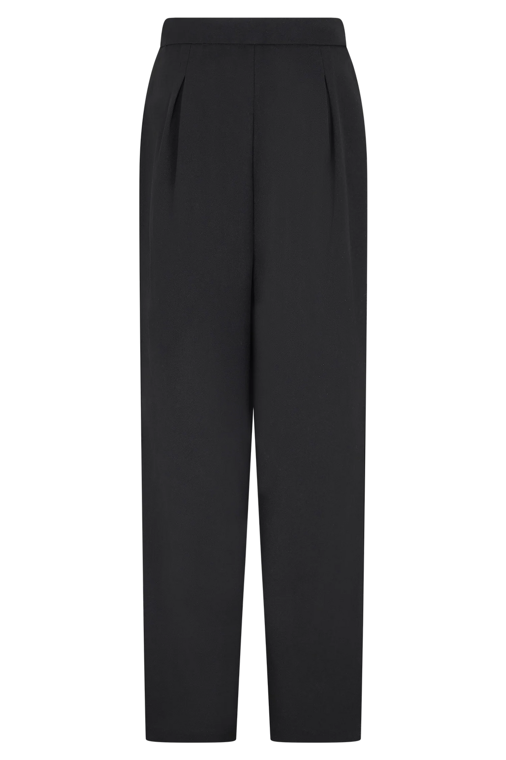 Olie Barrel Leg Suiting Pants - Black