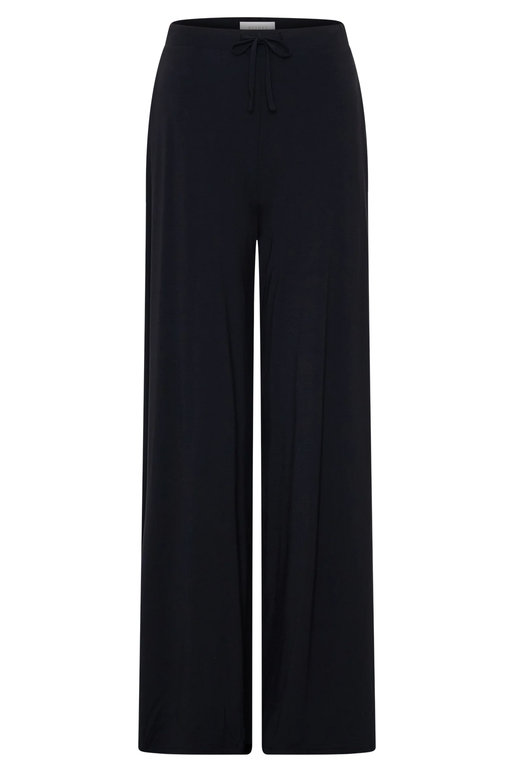 Dewi Wide Leg Modal Pants - Black