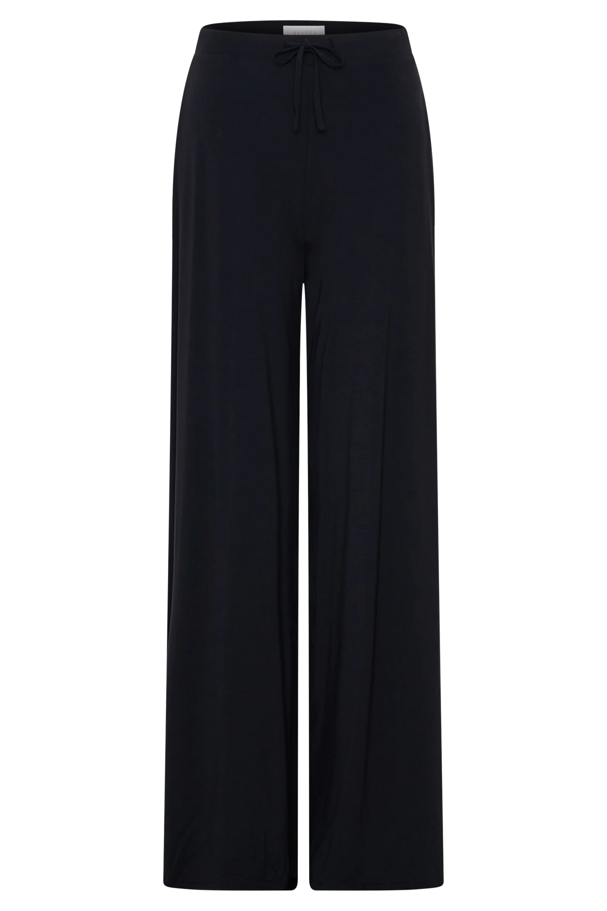 Dewi Wide Leg Modal Pants - Black
