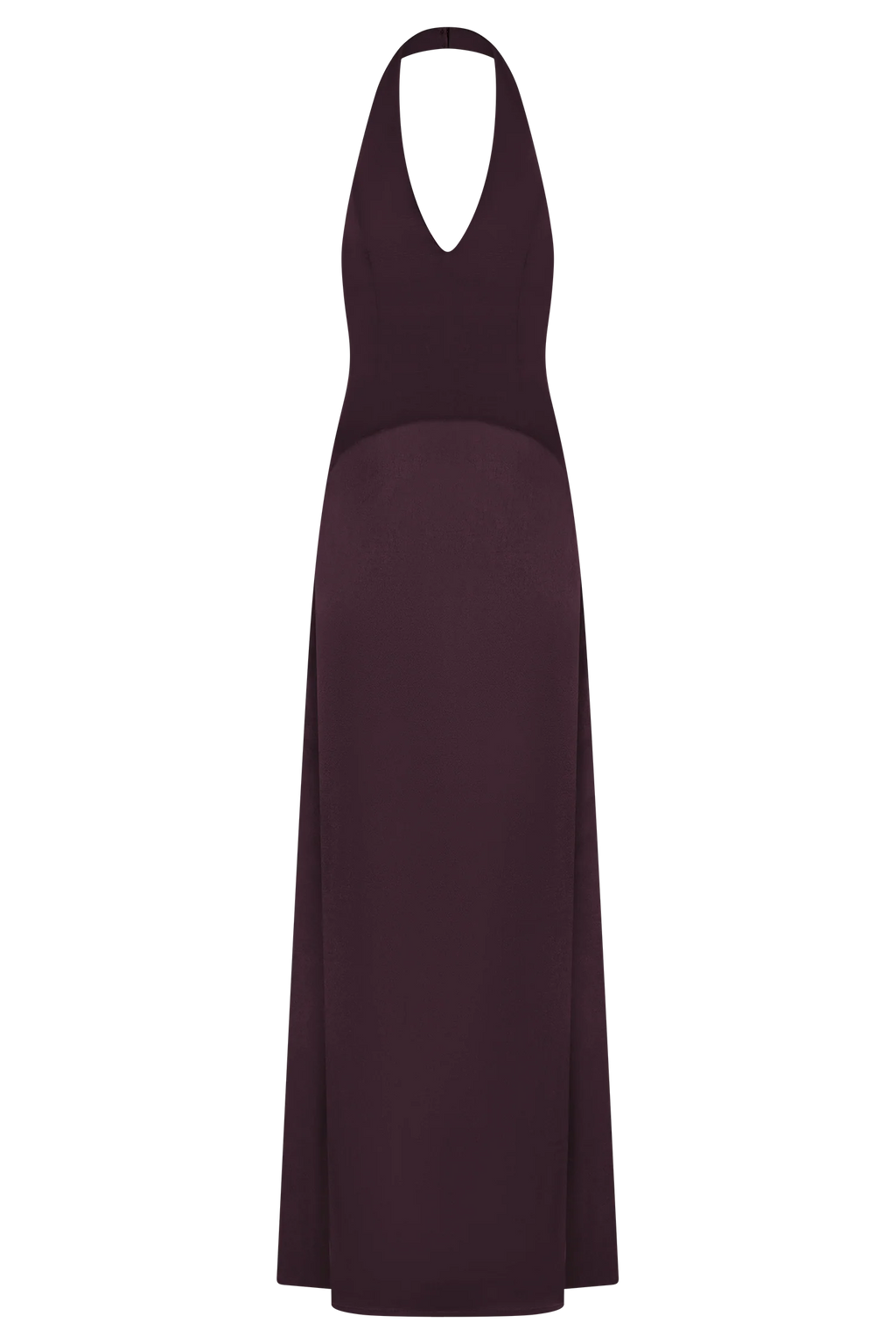 Maura Taffeta And Satin Maxi Dress - Wine