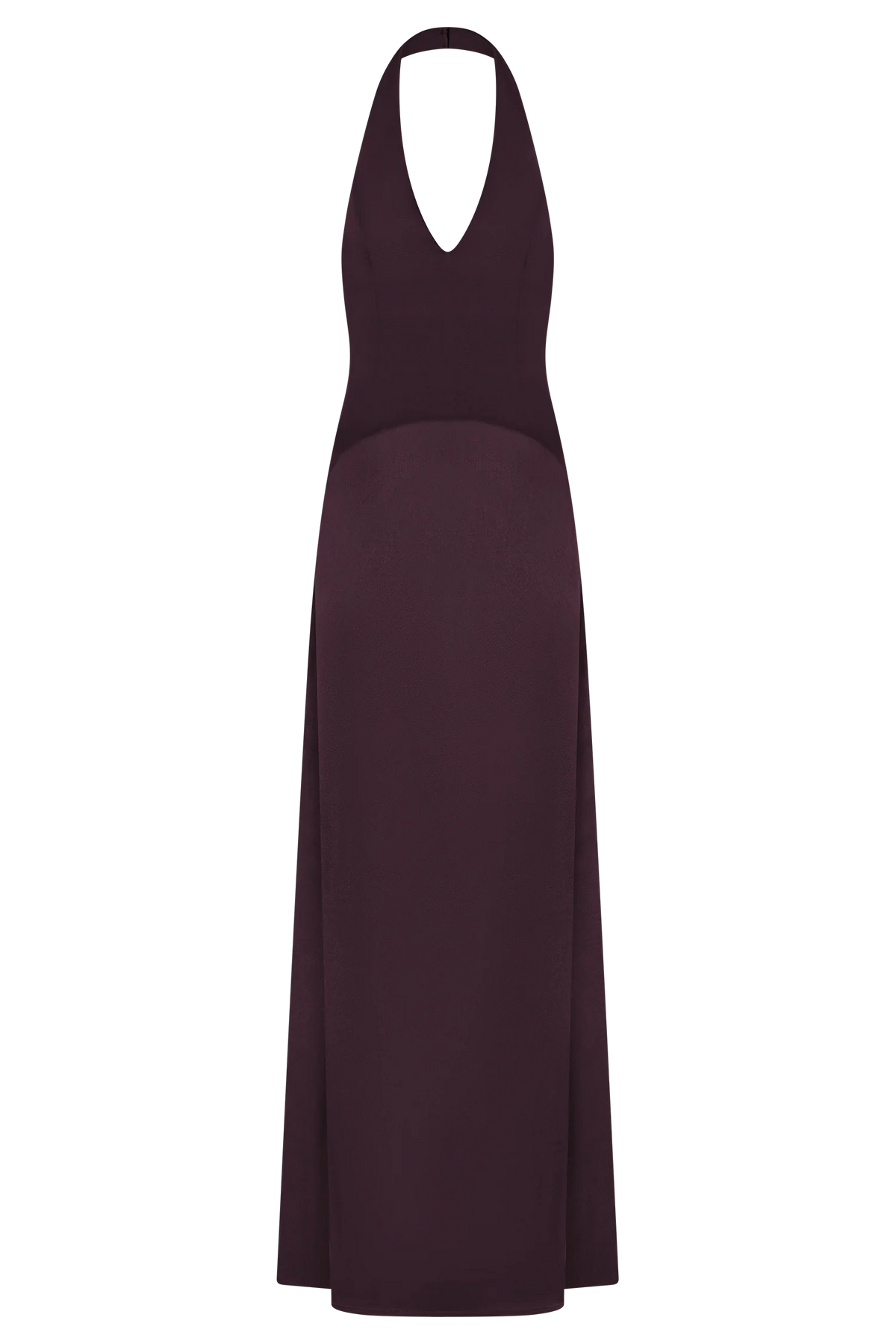 Maura Taffeta And Satin Maxi Dress - Wine
