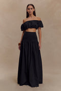 Autumn Maxi Skirt - Black