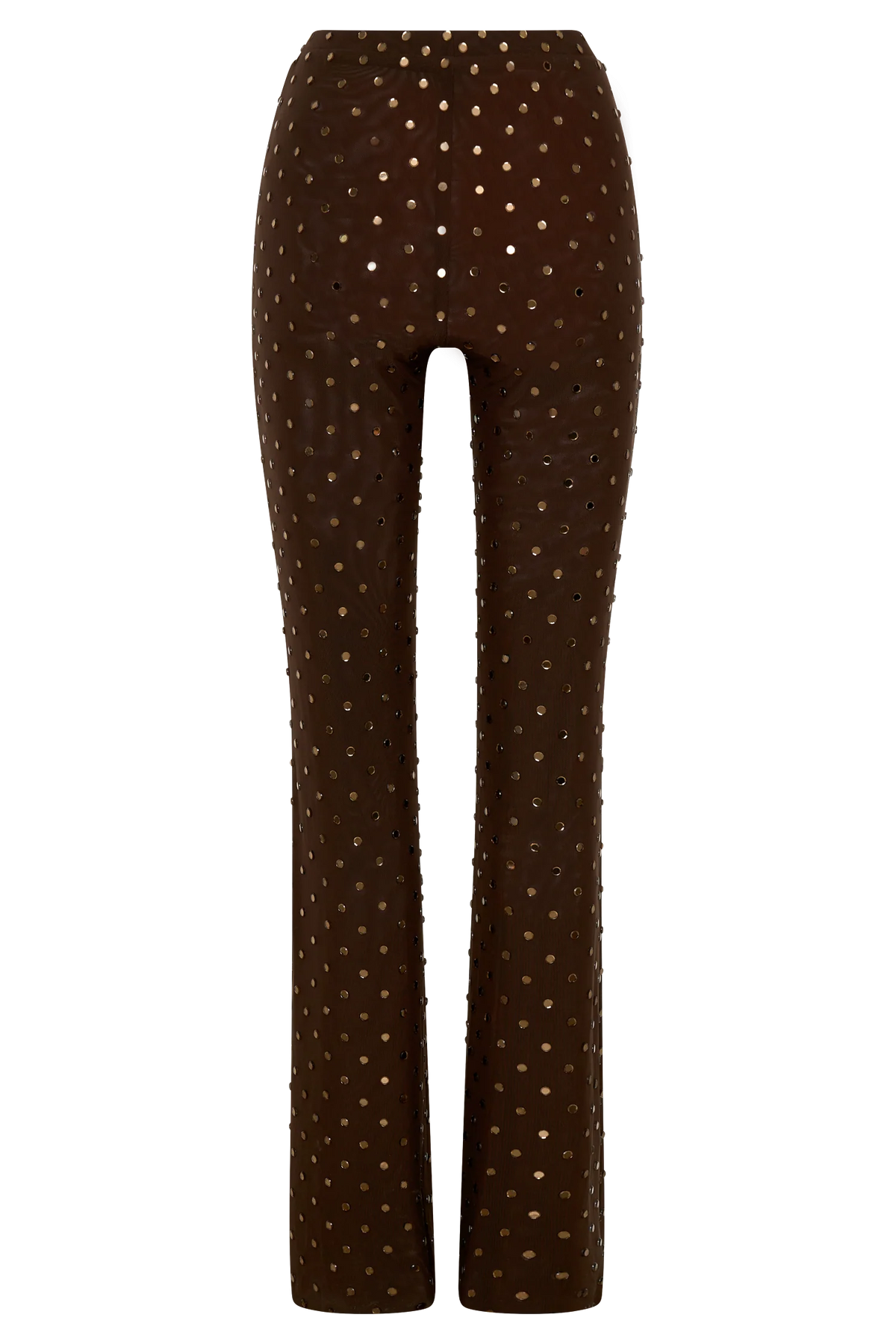 Jackie Diamante Straight Leg Pants - Chocolate