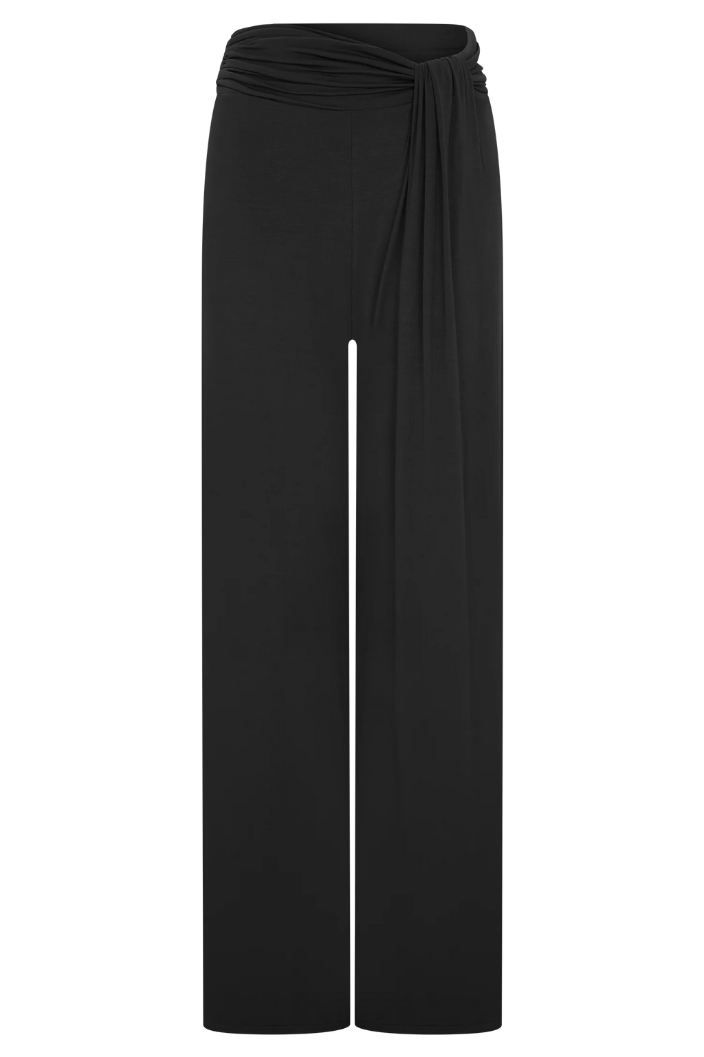 Ramona Modal Straight Leg Pant - Black