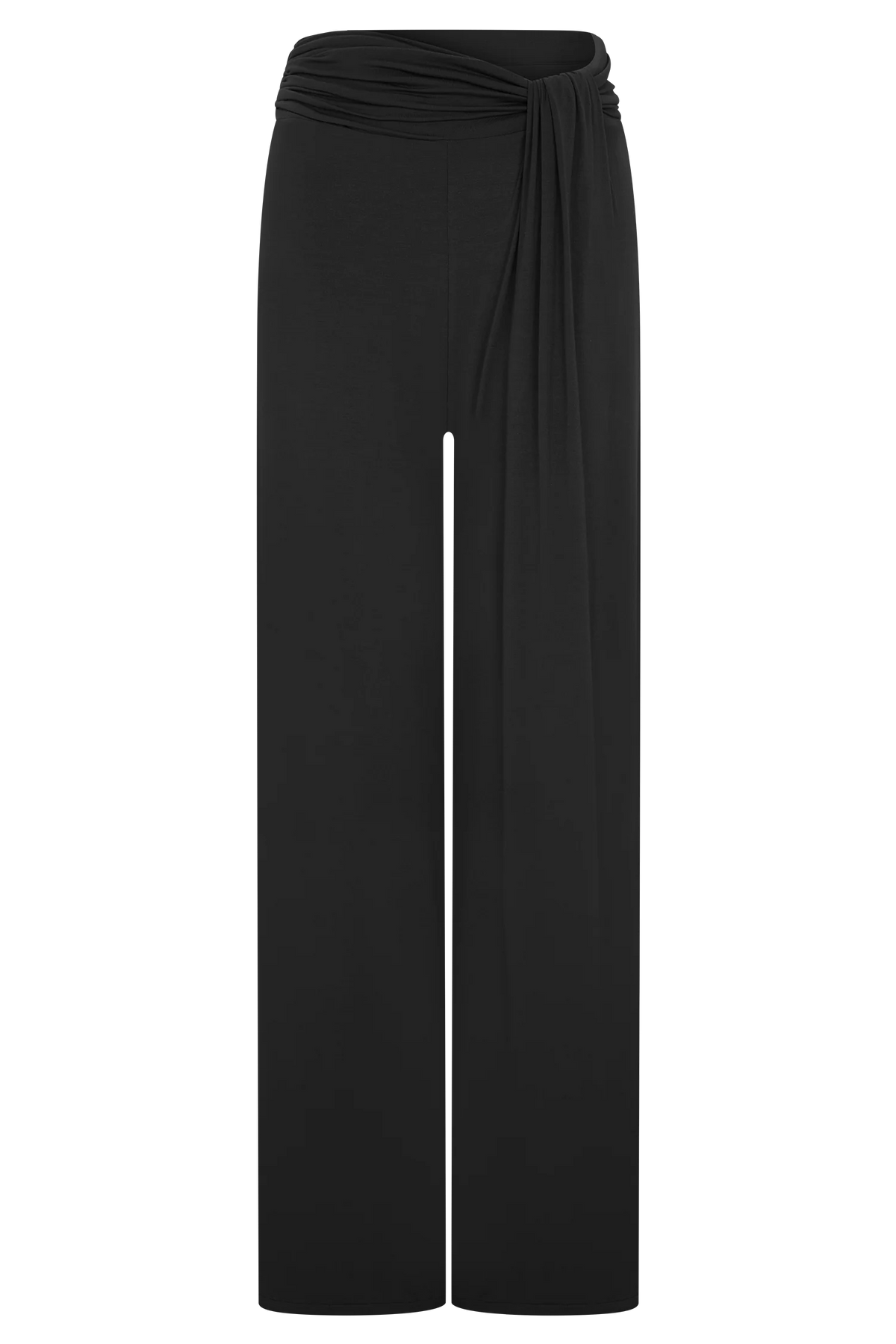 Ramona Modal Straight Leg Pant - Black
