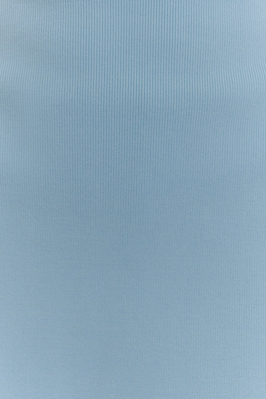 Anette Bandage Knit Strapless Top - Sky Blue
