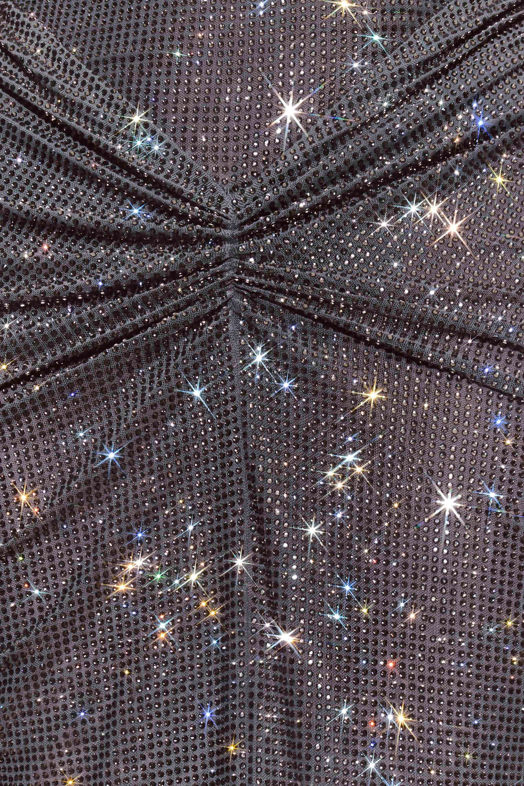 Roisin Diamante Maxi Dress - Gunmetal