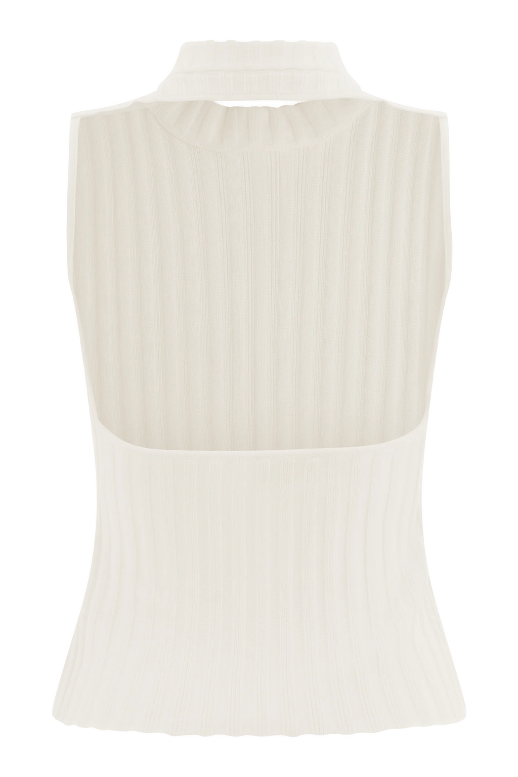 Oona Turtle Neck Knit Top - Ivory