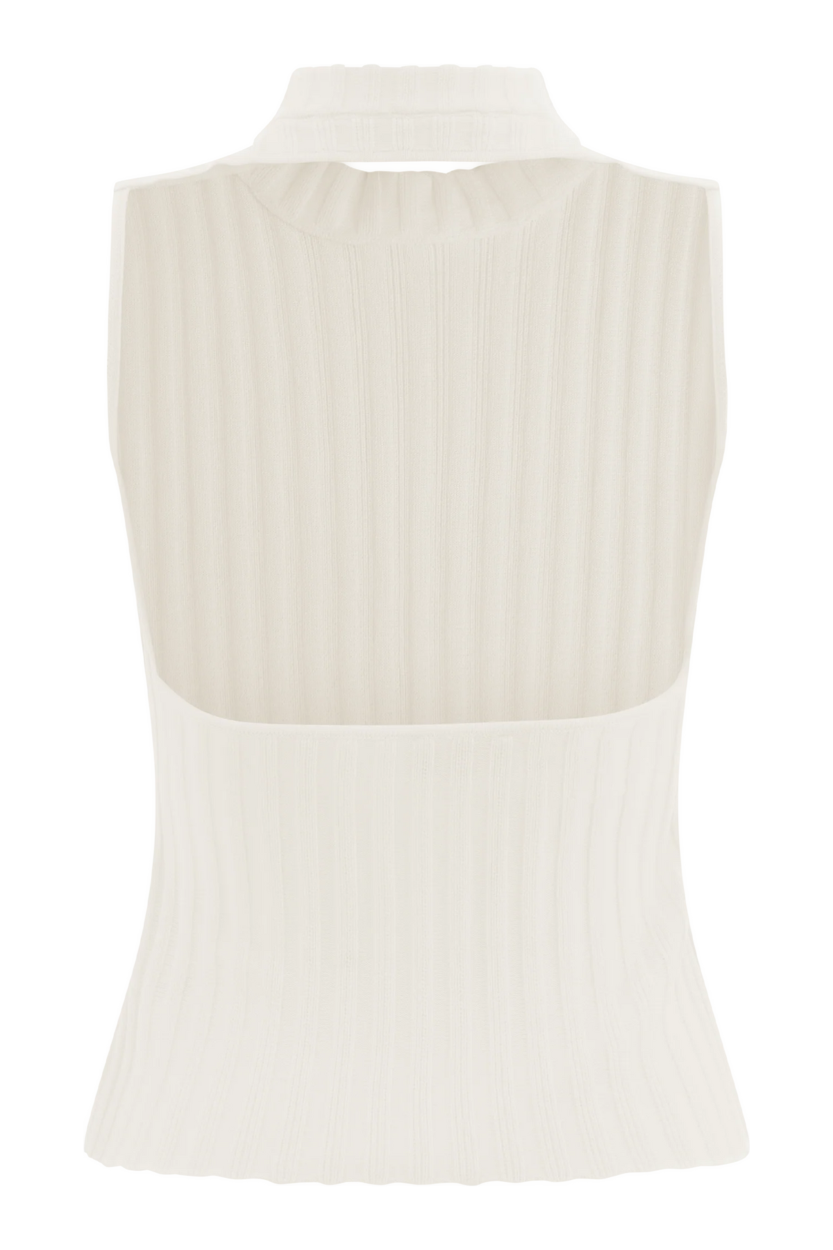 Oona Turtle Neck Knit Top - Ivory