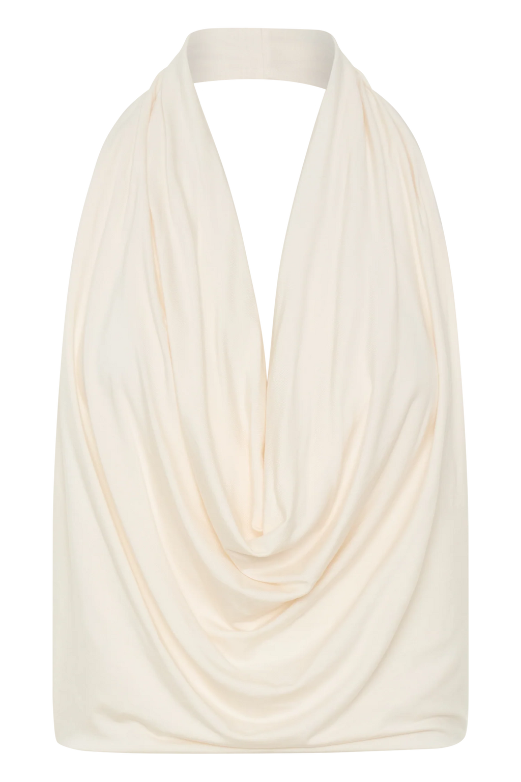 Huyen Cowl Front Modal Top - Ivory