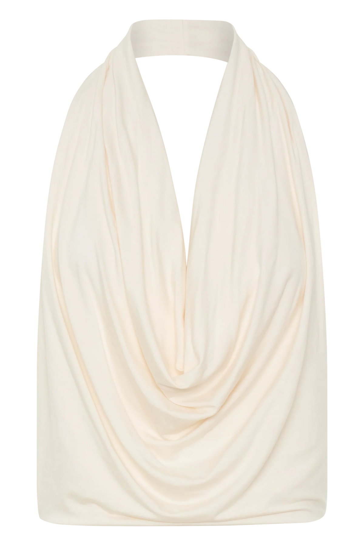 Huyen Cowl Front Modal Top - Ivory