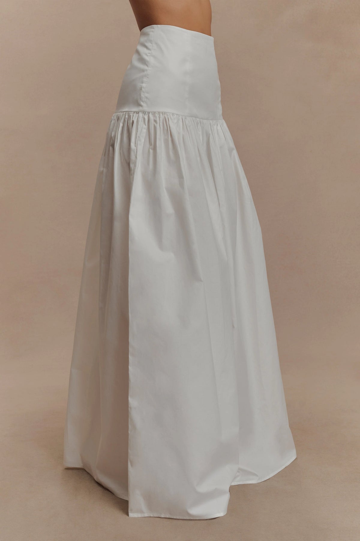 Autumn Maxi Skirt - White