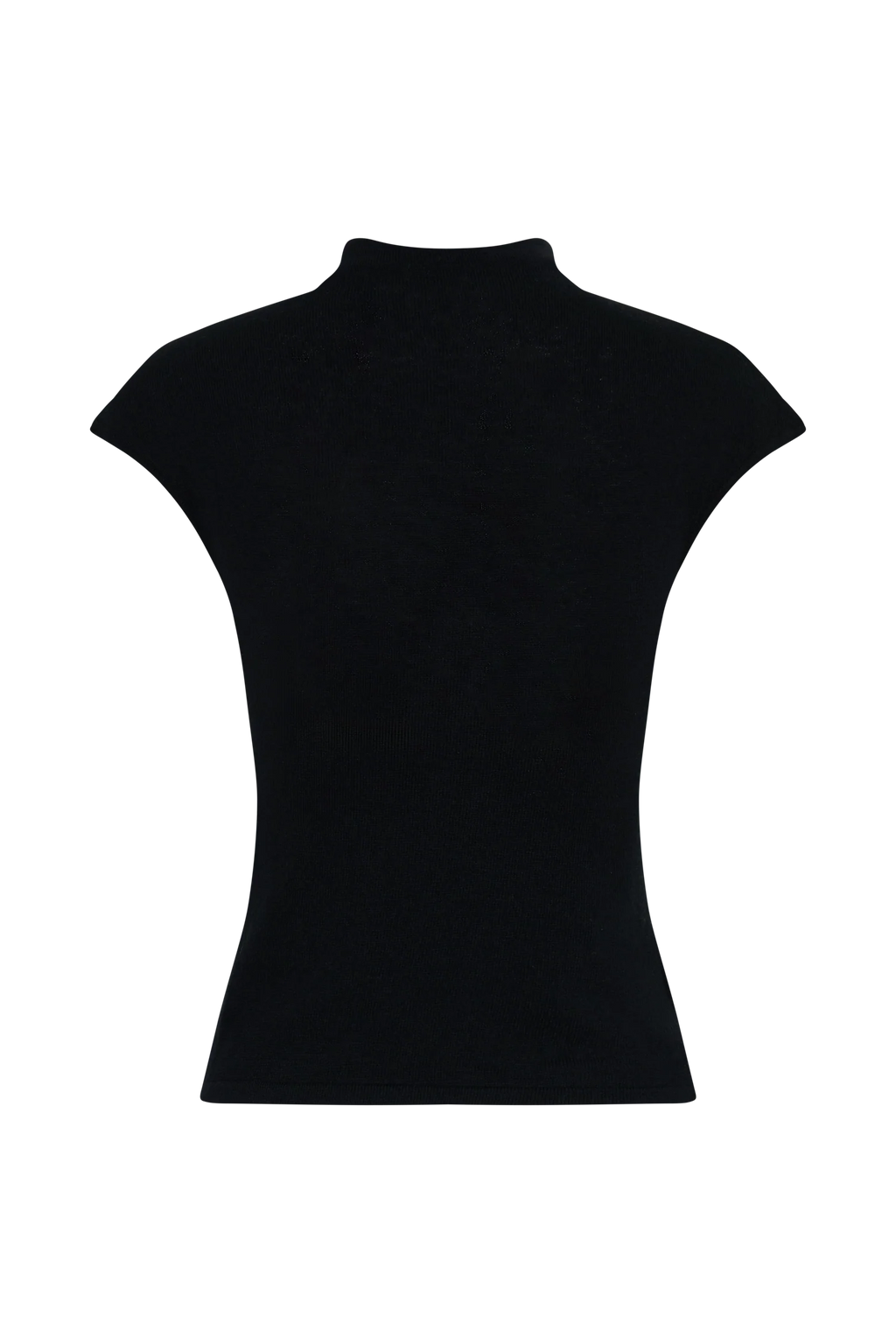 Sonny Short Sleeve Knit Top - Black