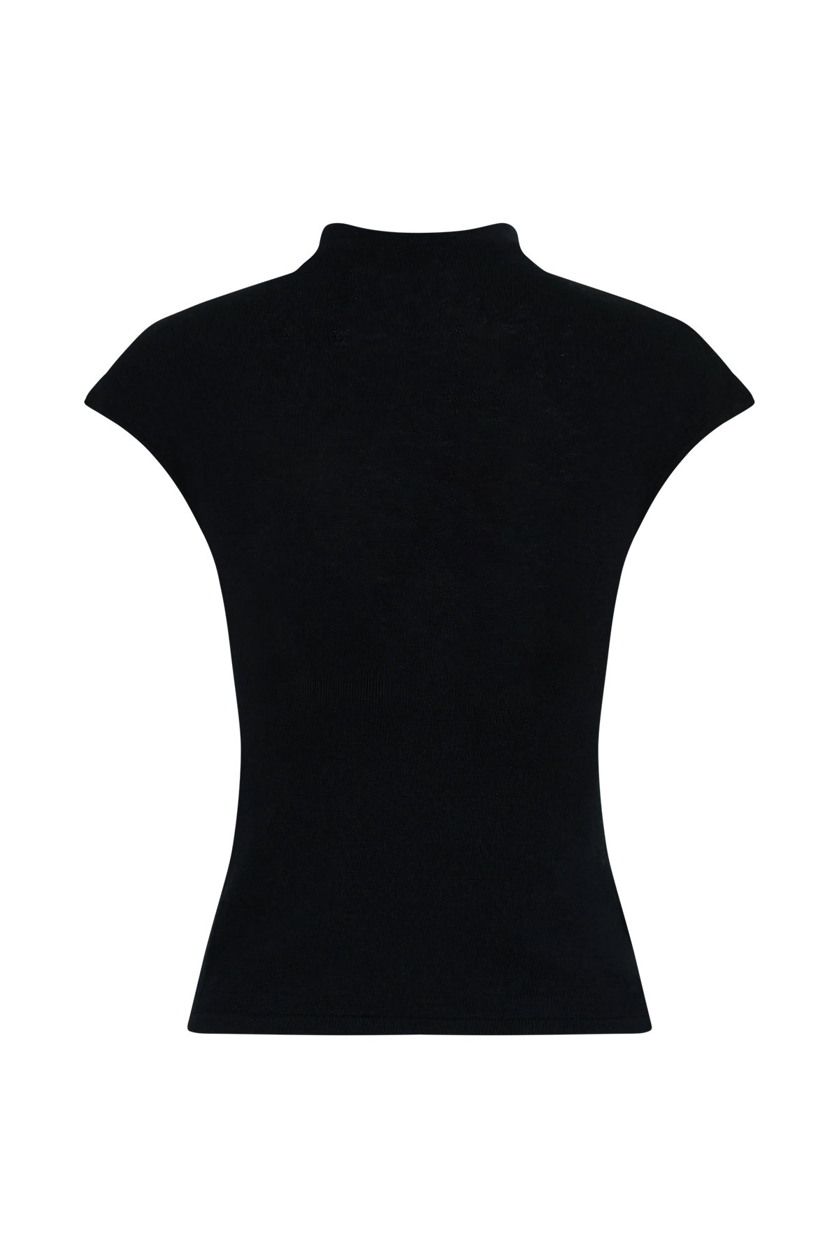 Sonny Short Sleeve Knit Top - Black