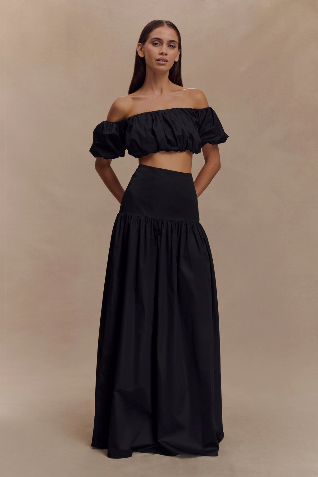 Autumn Maxi Skirt - Black