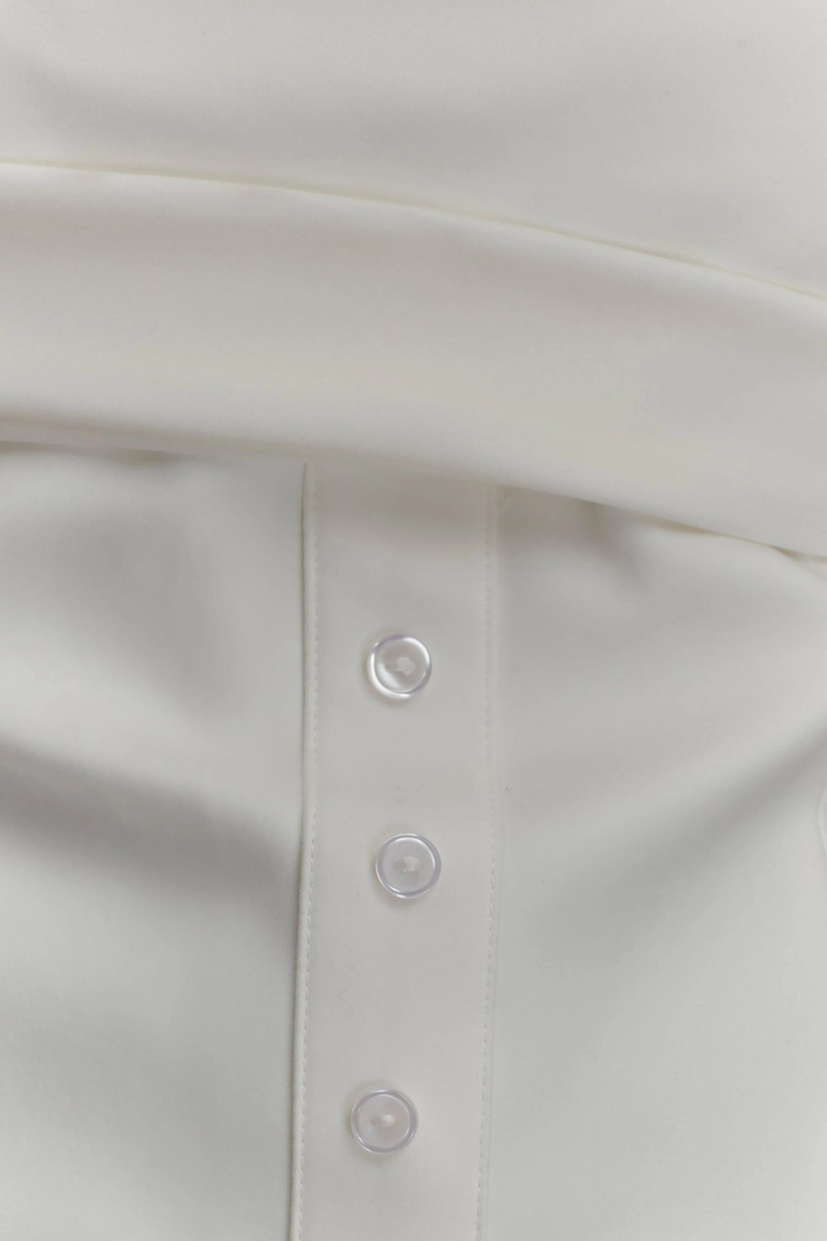 Zillah Strapless Cotton Top - White