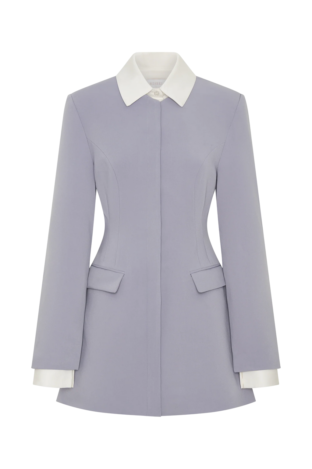 Gretchen Suiting Mini Dress - Grey