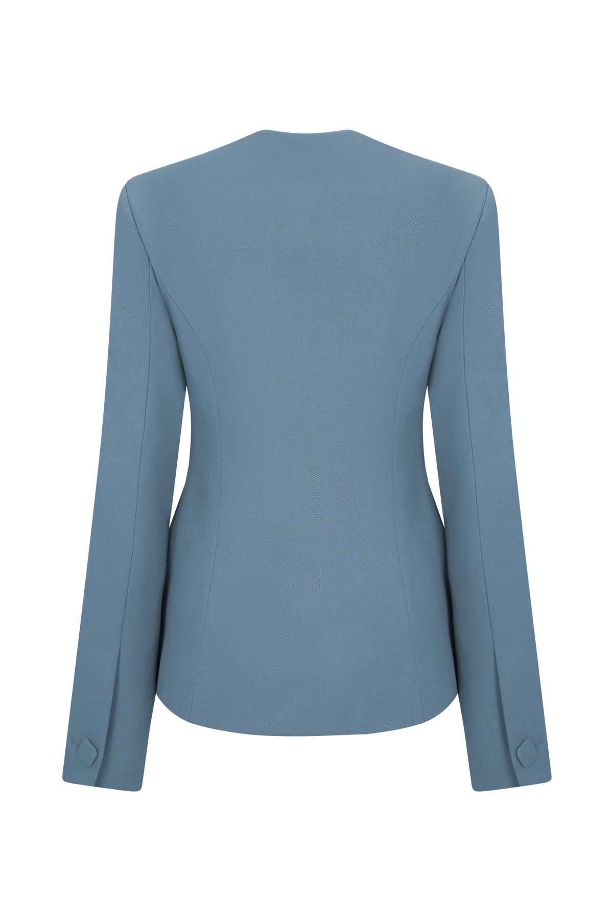 Christel Suiting Fitted Blazer - Ocean Blue