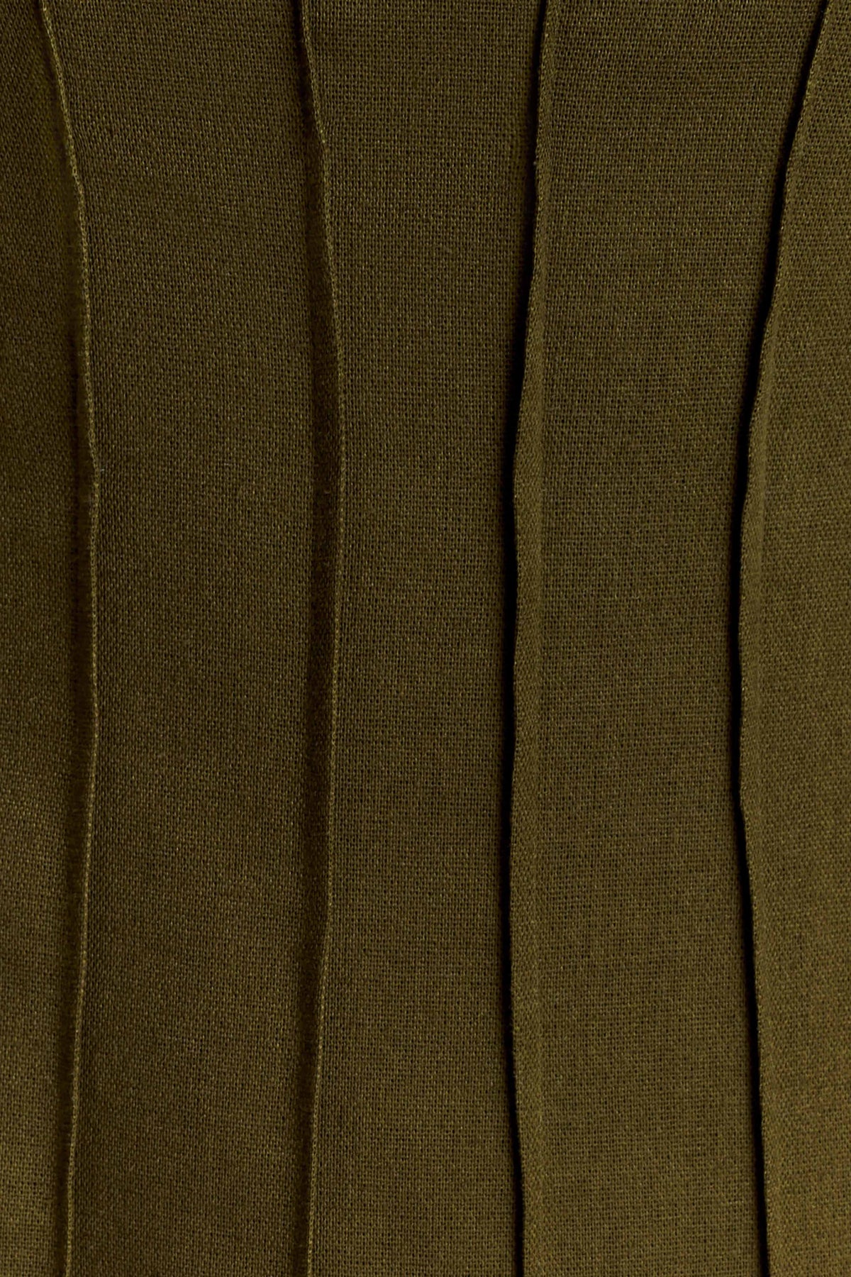 Sofie Pintuck Linen Maxi Dress - Khaki