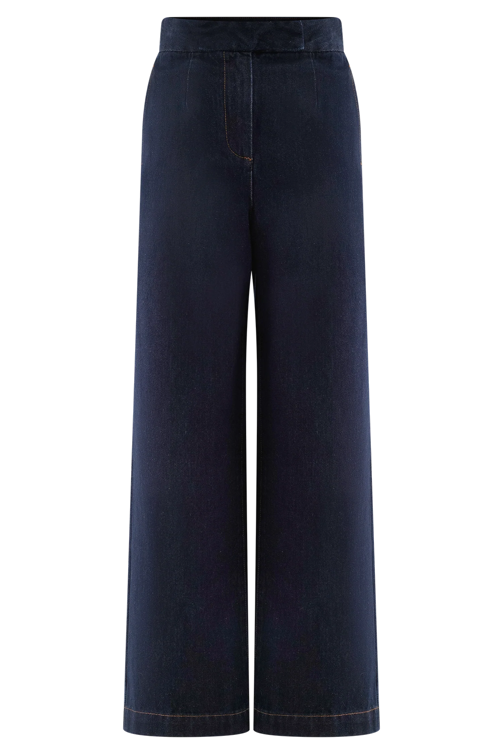 Rayne Wide Leg Denim Jeans - Indigo Blue