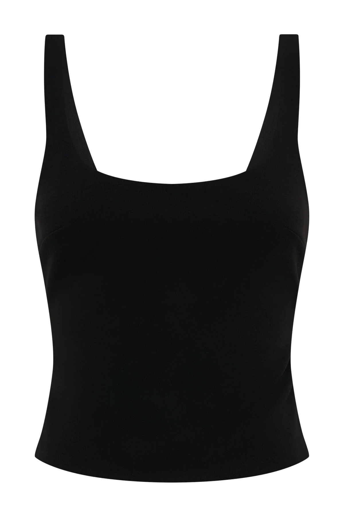 Blanca Stretch Crepe Cami Top - Black