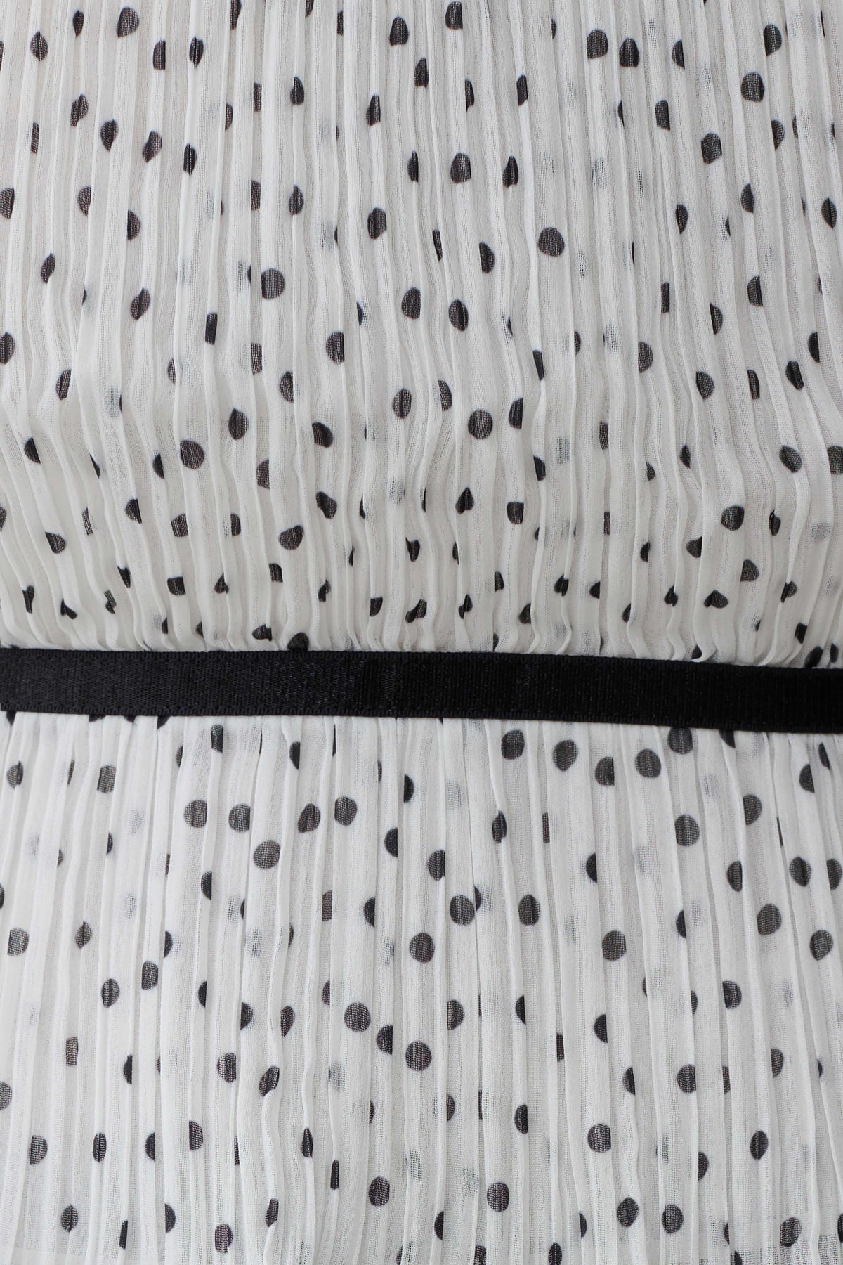 Lilou Pleated Sleeveless Top - Polka Dot