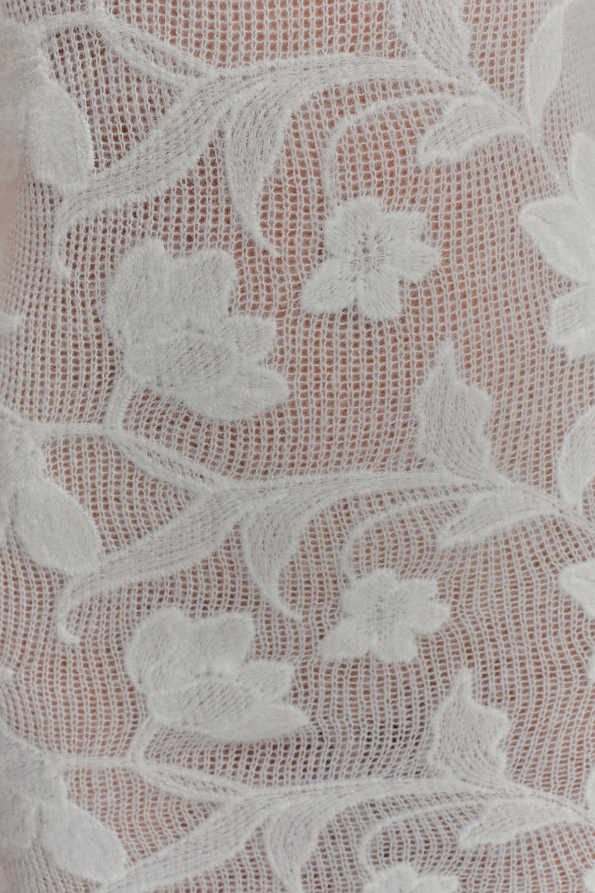 Cornelia Floral Sheer Maxi Dress - Ivory