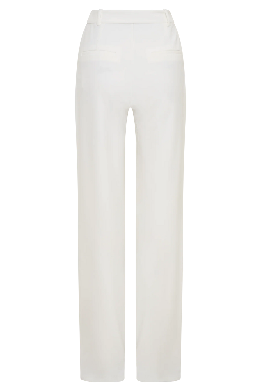 Maude Crepe Straight Leg Pants - Ivory