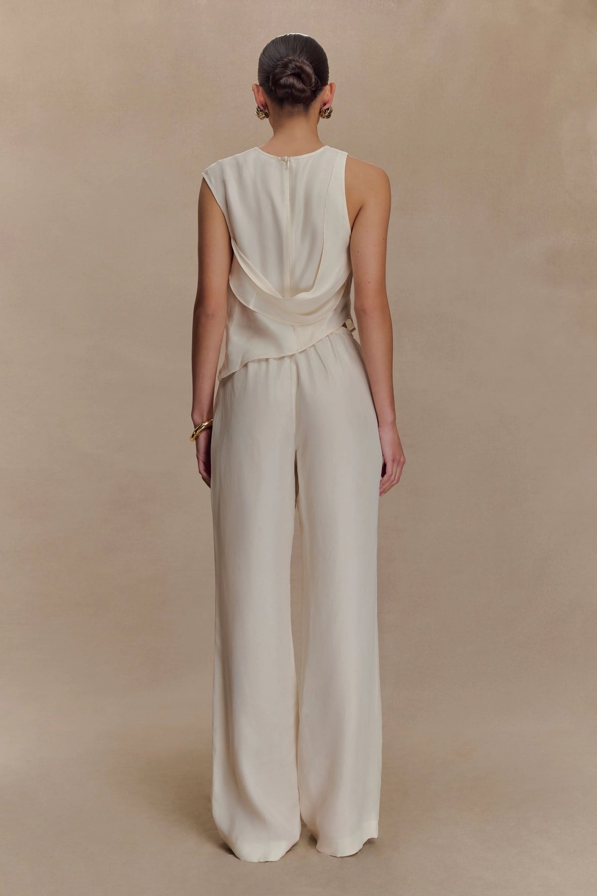 Violeta Asymmetric Top - Ivory