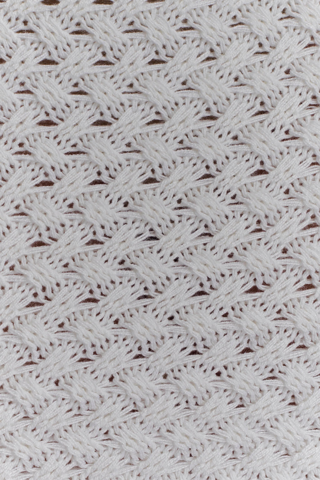 Terrymae Crochet Mini Skirt - White
