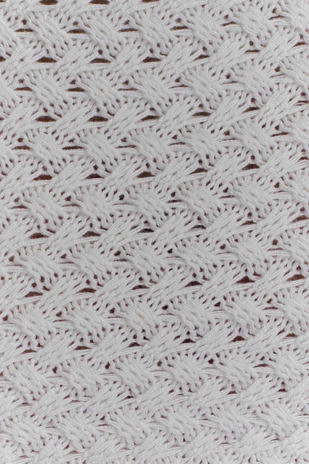 Terrymae Crochet Mini Skirt - White