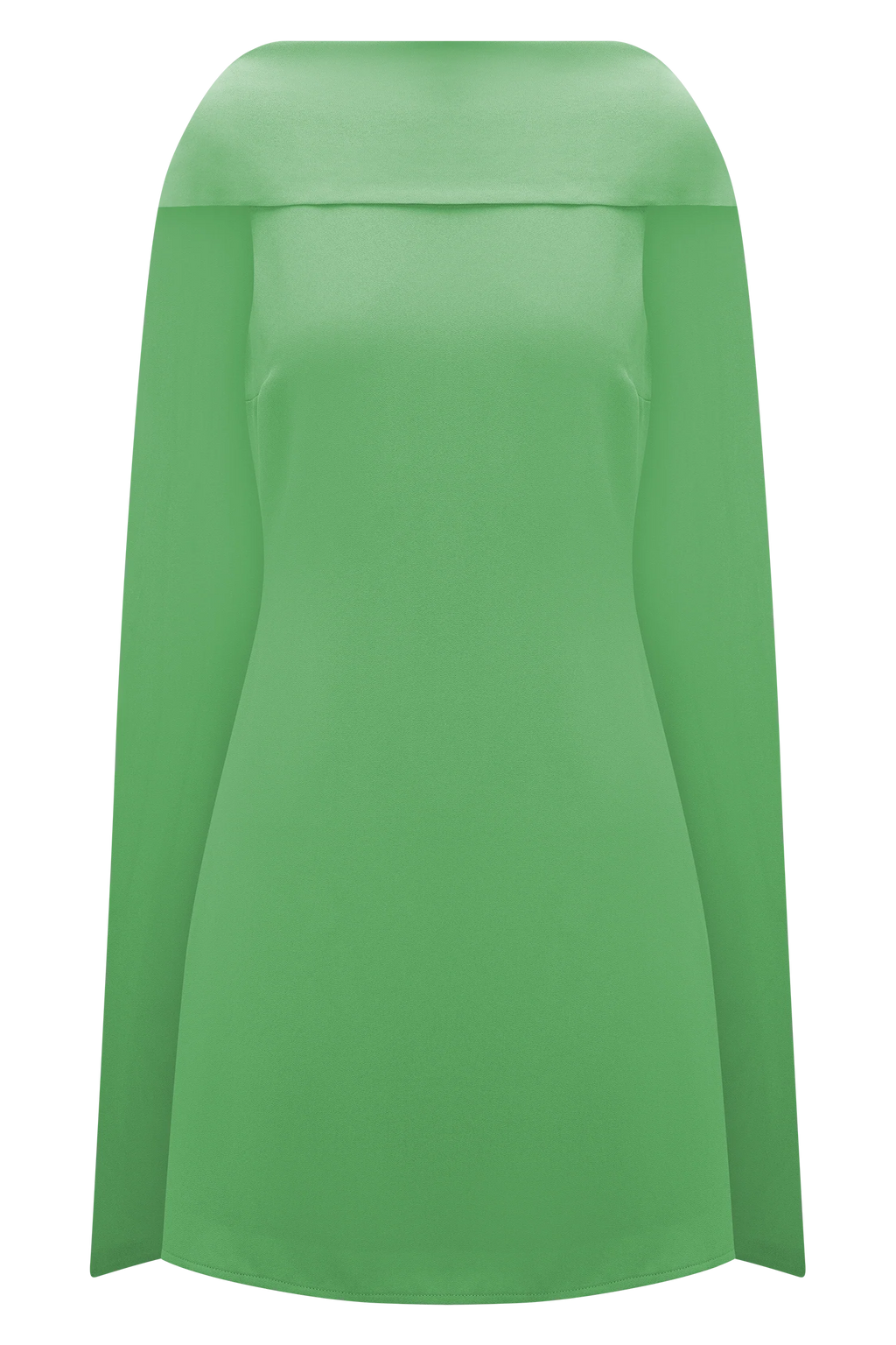 Wynter Scarf Draped Mini Dress - Green