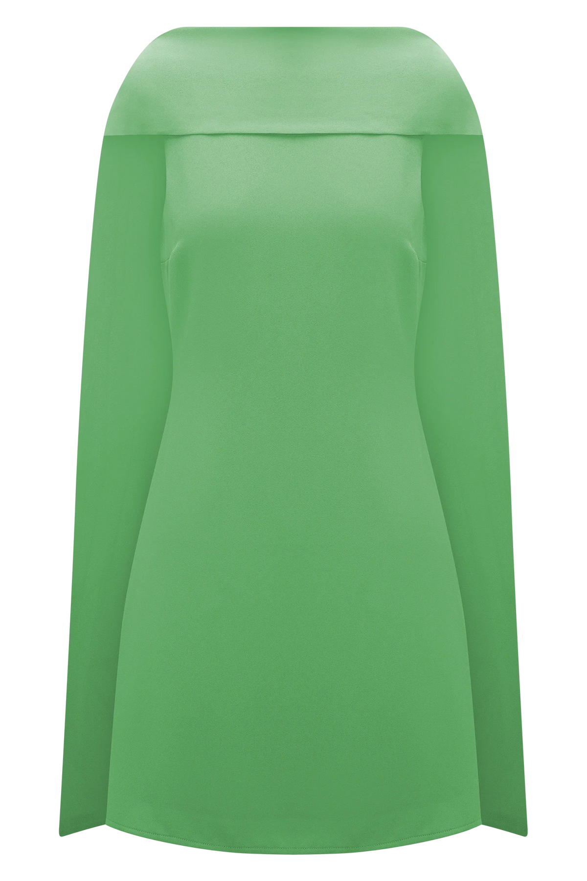 Wynter Scarf Draped Mini Dress - Green
