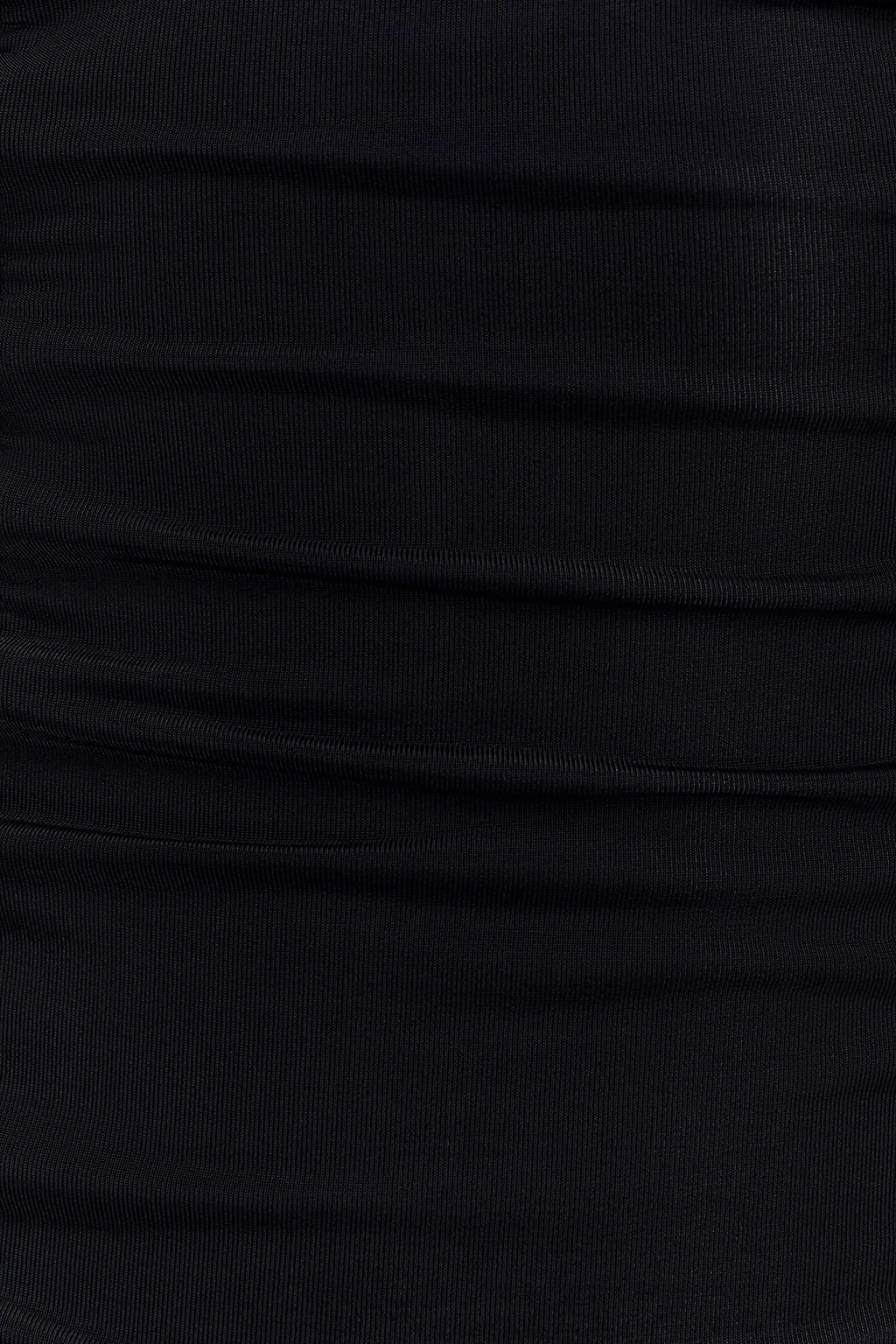 Mattea Slinky And Mesh Maxi Dress With Scarf - Black