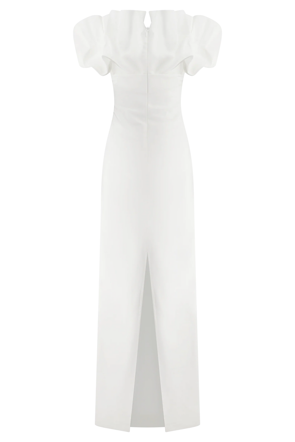 Sariya Sculptural Maxi Dress - White