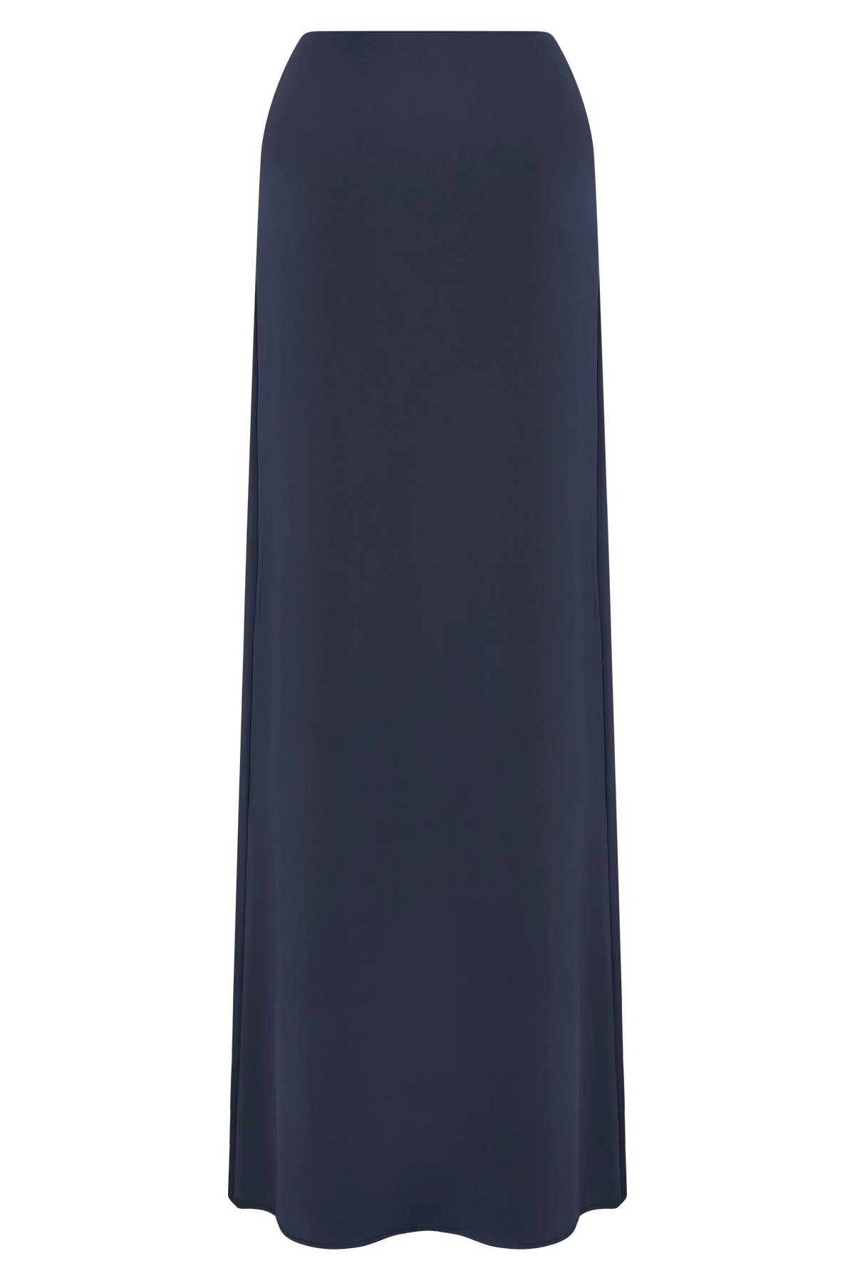 Vivica Slinky Gathered Maxi Skirt - Midnight Navy