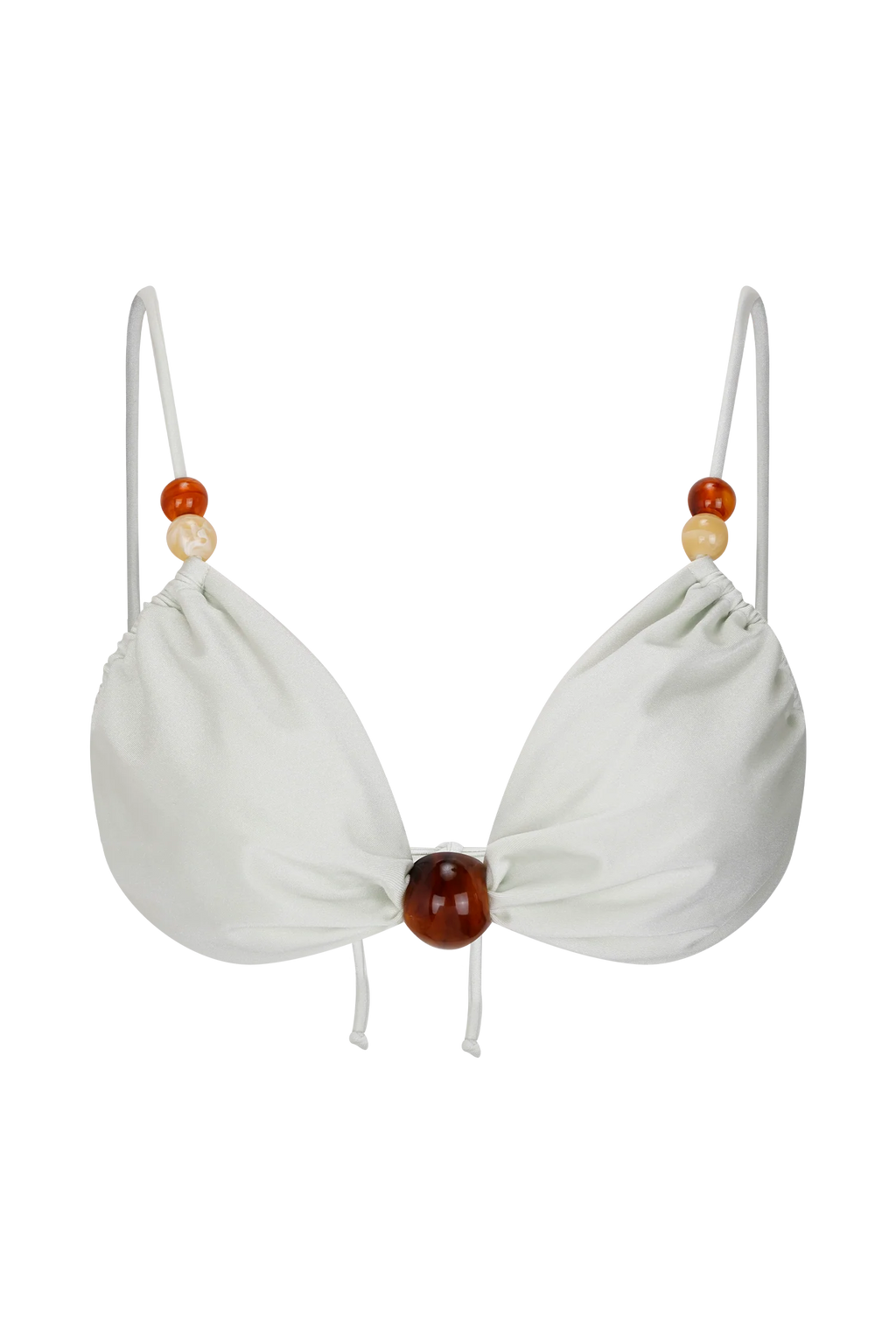 Memphis Beaded Bikini Top - Mint