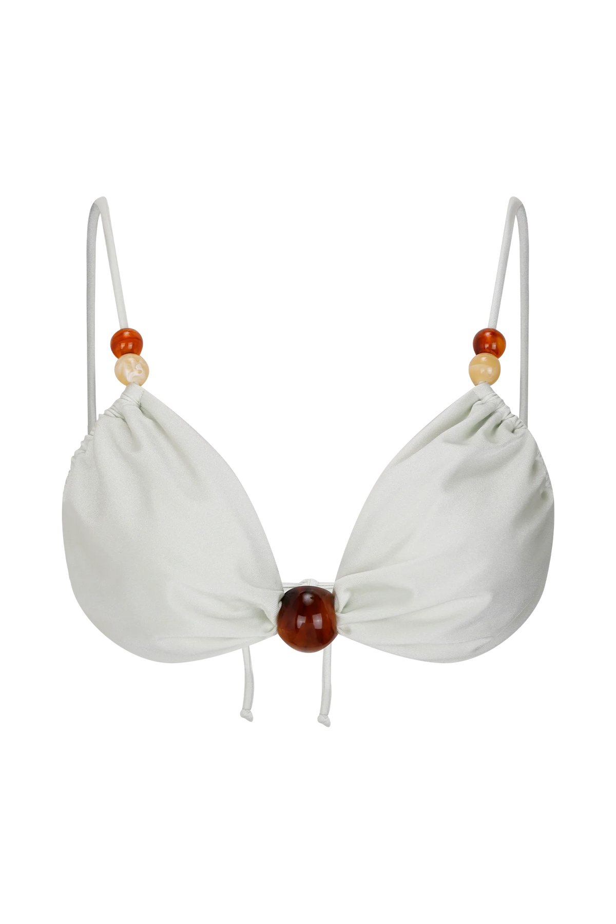 Memphis Beaded Bikini Top - Mint